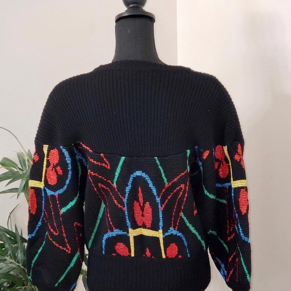 Retro 1980s Spree International Dolman Sweater Siz - Picture 2 of 3